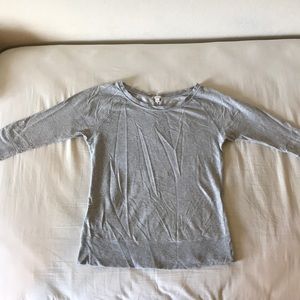 Gap Gray 3/4 Sleeves Cotton (Size S)